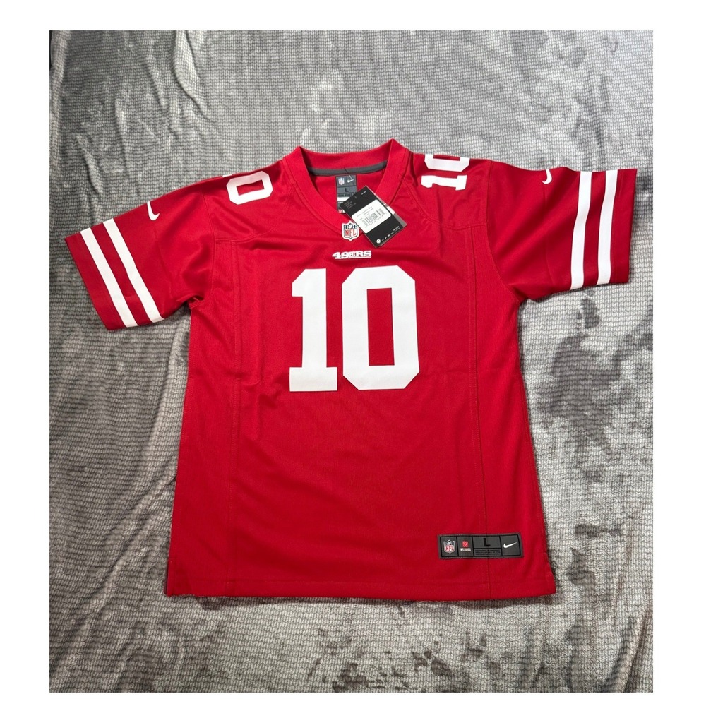 Nike San Francisco‎ 49ers Jimmy Garoppolo #10 Jersey Kids Large L Red 921414-610